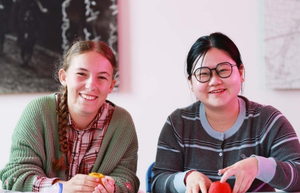 Crafting workshop in Richmond Barracks